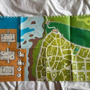 1988 TSR Game Map - Vintage